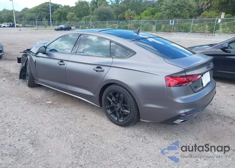 2024 Audi A5 Sportback Premium 45 Tfsi S Line Quattro S Tronic from USA, damaged, VIN WAUDACF53RA116851